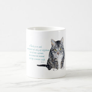 Caneca De Café Sabedoria Felina - Dinâmicas Familiares