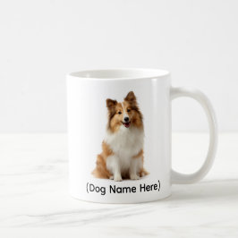 Caneca De Café Sable Sheltie Personalizado “Eu Te Possuo”