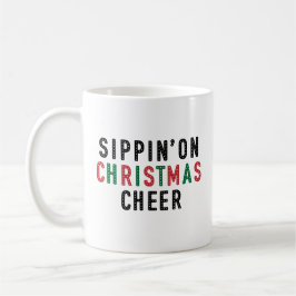 Caneca De Café Saboreando a Felicidade de Natal