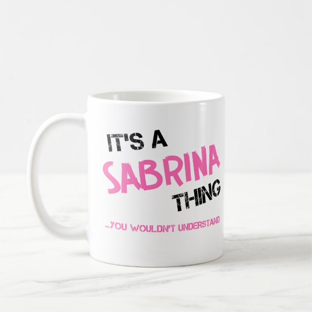 Caneca De Café Sabrina coisa que você não entenderia (Esquerda)
