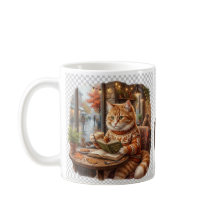 Saco de Compras Gato Café Aconchegante