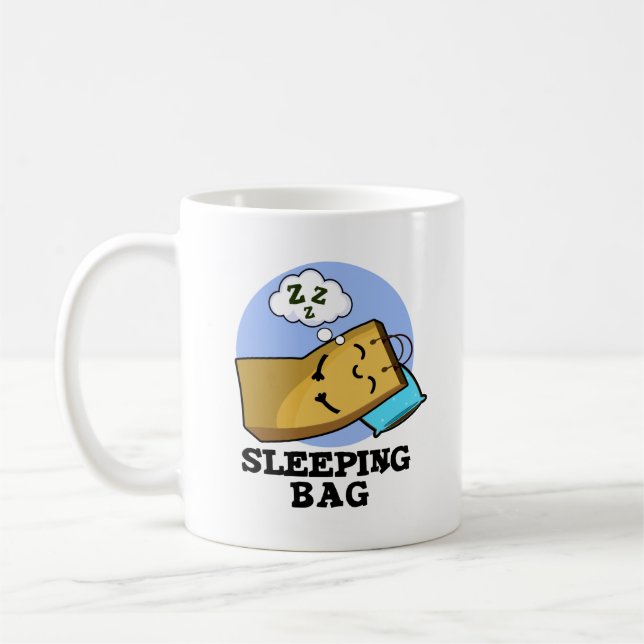 Caneca De Café Saco de dormir Papel Engraçado Saco (Esquerda)
