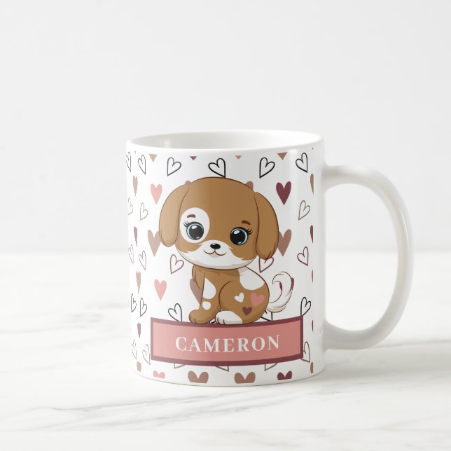 Caneca De Café Saco de Toiça, rosa, bonito e doce (Direita)