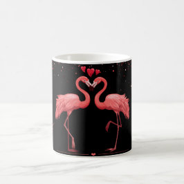 Caneca De Café Saco do Presente - Flamingo Rosa
