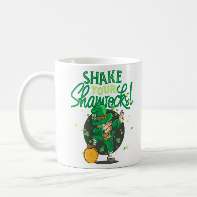 Caneca De Café Sacuda o seu trevo  (Esquerda)