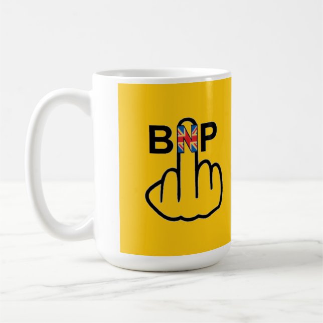 Caneca De Café Sacudir BNP de Inversão de Pássaros Mug (Esquerda)