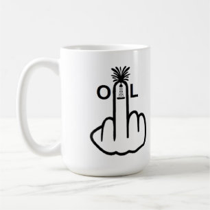 Caneca De Café Sacudir De Óleo De Abate De Aves