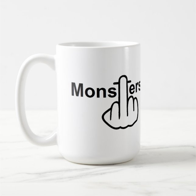 Caneca De Café Sacudir Monstro de Inverter Pássaros (Esquerda)