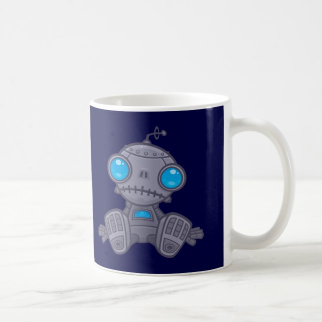 Caneca De Café Sad Robot (Direita)