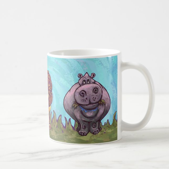 Caneca De Café Safari Animal Mug Blue (Direita)