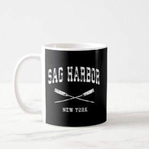 Caneca De Café Sag Harbour New York - Oars náuticos Cruzados