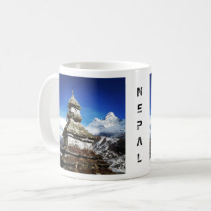 Caneca De Café Sagarmatha - Nepal, vistas em Everest, Ama Dablam