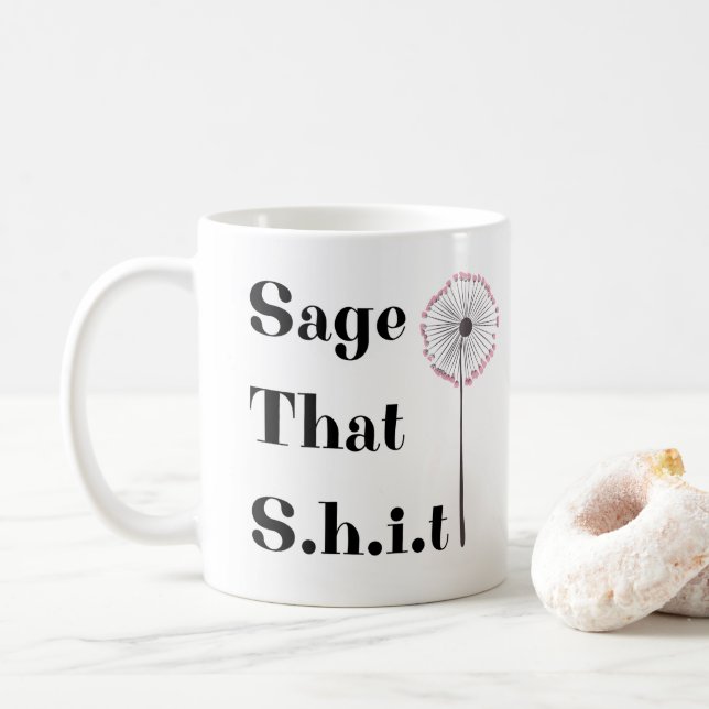 Caneca De Café Sage This S.h.i.t. (Com Donut)
