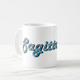 Caneca De Café Sagitário em Turquesa Gemstone