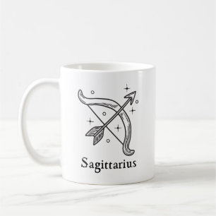 Caneca De Café Sagitário Símbolo Zodíaco Astrológico