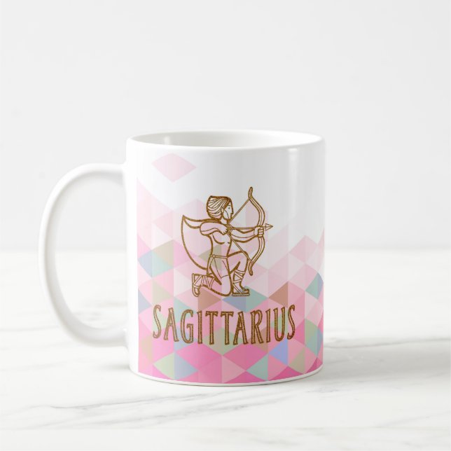 Caneca De Café Sagitário Sinal Zodiac (Esquerda)