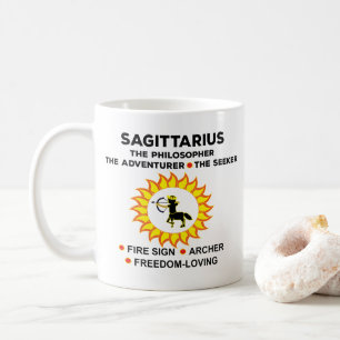 Caneca De Café Sagitário Zodíaco Arqueiro Astrológico