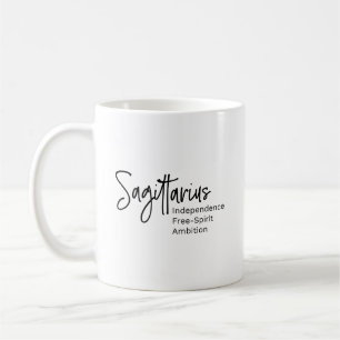 Caneca De Café Sagitário zodiaco sinal positivo