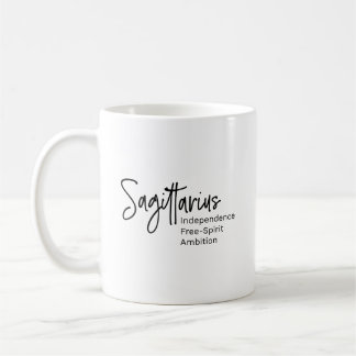 Caneca De Café Sagitário zodiaco sinal positivo
