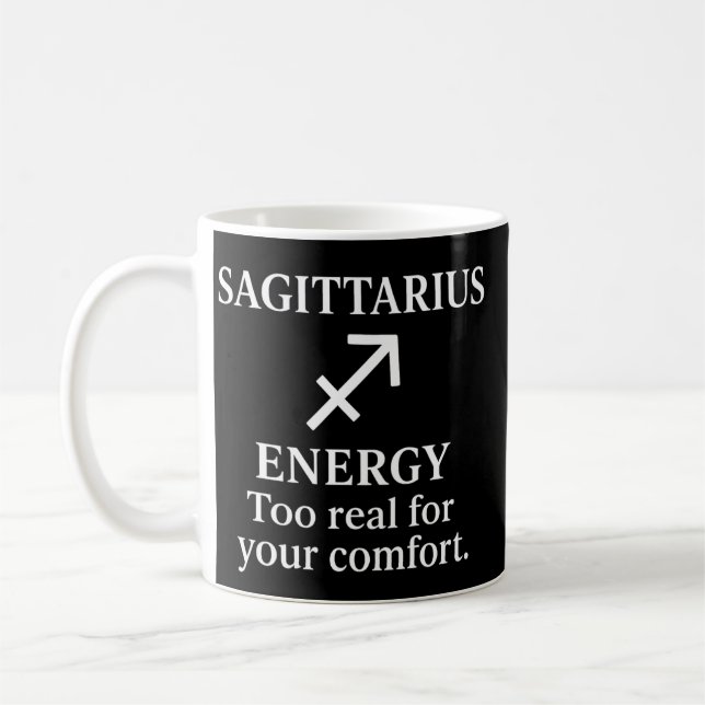 Caneca De Café Sagittarius Fire Sign Zodiac Mug (Esquerda)