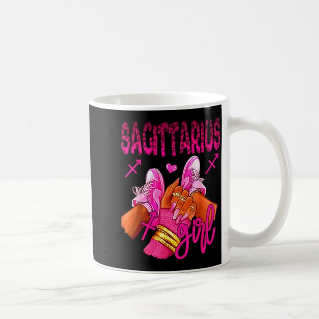 Caneca De Café Sagittarius Zodiac Sign Birthday Queens Horoscope  (Direita)