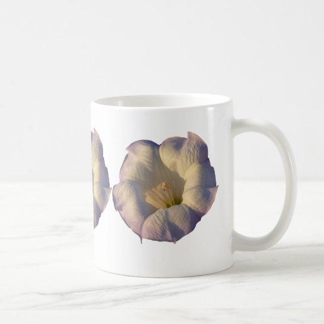 Caneca De Café Sagrada Datura Flower Desert Wildflower (Direita)