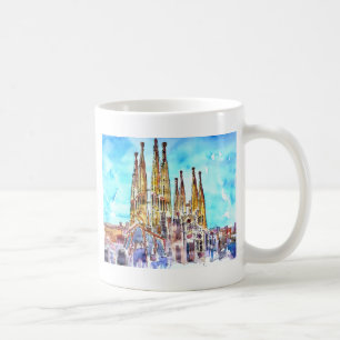Caneca De Café Sagrada Familia Barcelona