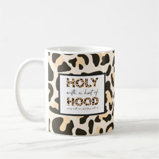 Caneca De Café Sagrado com uma dica de Hood Tan Sassy 