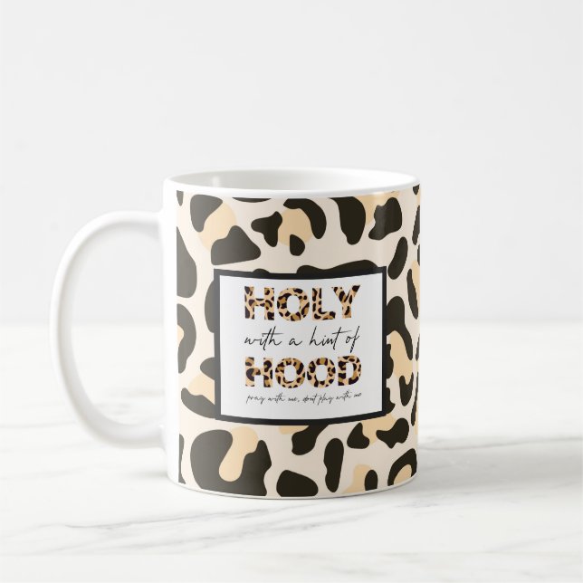 Caneca De Café Sagrado com uma dica de Hood Tan Sassy  (Esquerda)