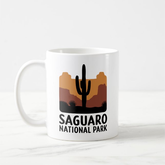 Caneca De Café Saguaro Cactus (Esquerda)