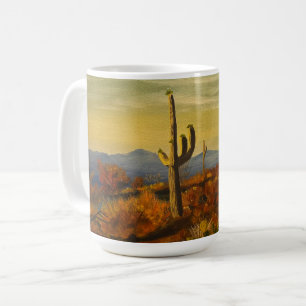 Caneca De Café Saguaro no deserto da Arizona, por Gary Poling