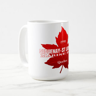 Caneca De Café Saguenay-Rua Lawrence MP (folha de mapa)