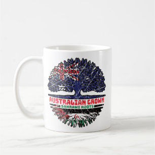 Caneca De Café Sahara Ocidental Sahrawi Austrália Árvore Australi
