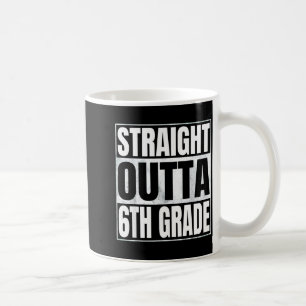 Caneca De Café Sai direto da 6ª série turma de 2026 graduado