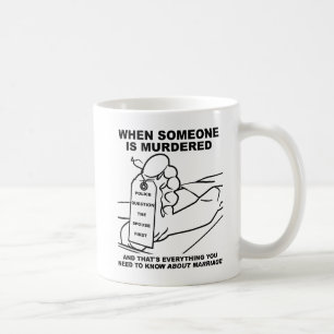 Caneca De Café Saiba Sobre Casamento Engraçado Mug