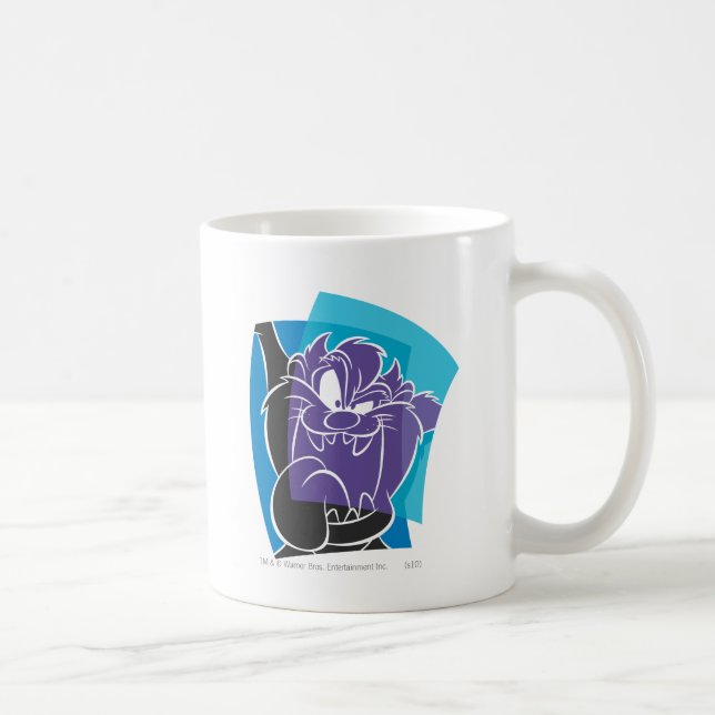 Caneca De Café Saída de língua TAZ™ Estilizada (Direita)