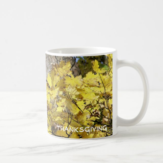 CANECA DE CAFÉ SAÍDAS AMARELAS DO OUTONO (Direita)