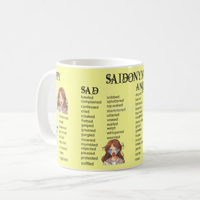 Caneca De Café Saidonyms (Frente Esquerda)