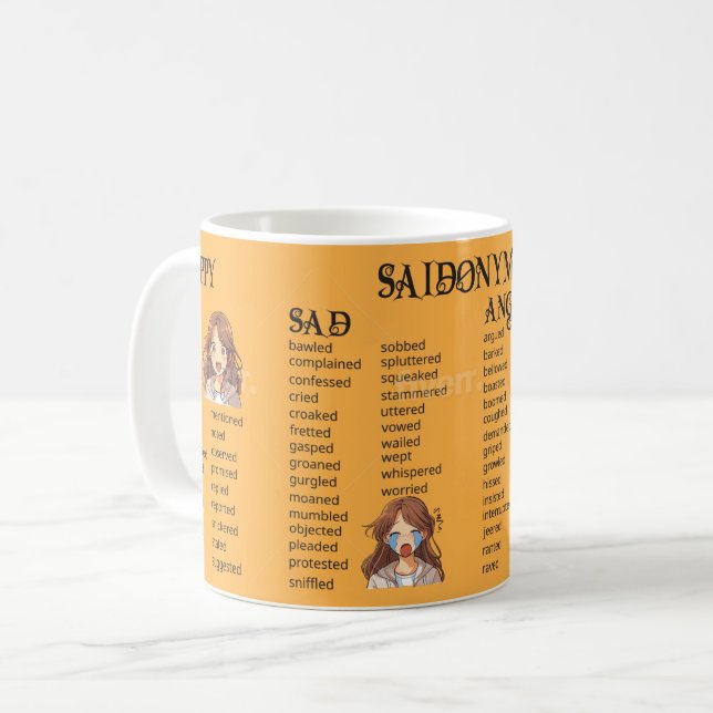 Caneca De Café Saidonyms (Frente Esquerda)