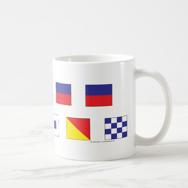 Caneca De Café Saiilors maçónico (Direita)