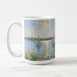 Caneca De Café Sailboats New England Summer
