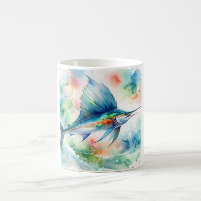 Caneca De Café Sailfish Symphony 200824AREF115 - Watercolor (Centro)