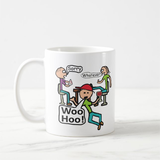 Caneca De Café Saindo do Trabalho (Esquerda)