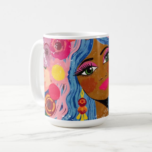 Caneca De Café Saindo Sob O Sol (Frente Esquerda)