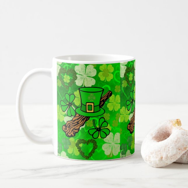 Caneca De Café Saint Patrick's Day Mug (Com Donut)