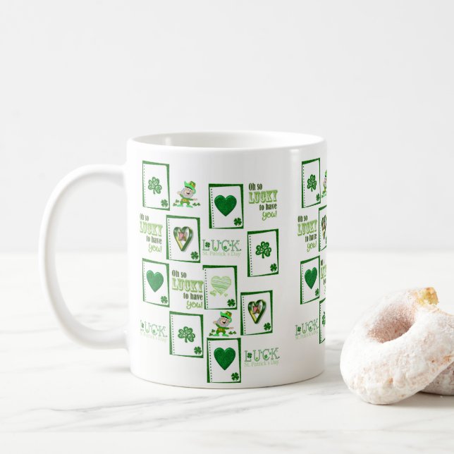 Caneca De Café Saint Patrick's Day Mug (Com Donut)