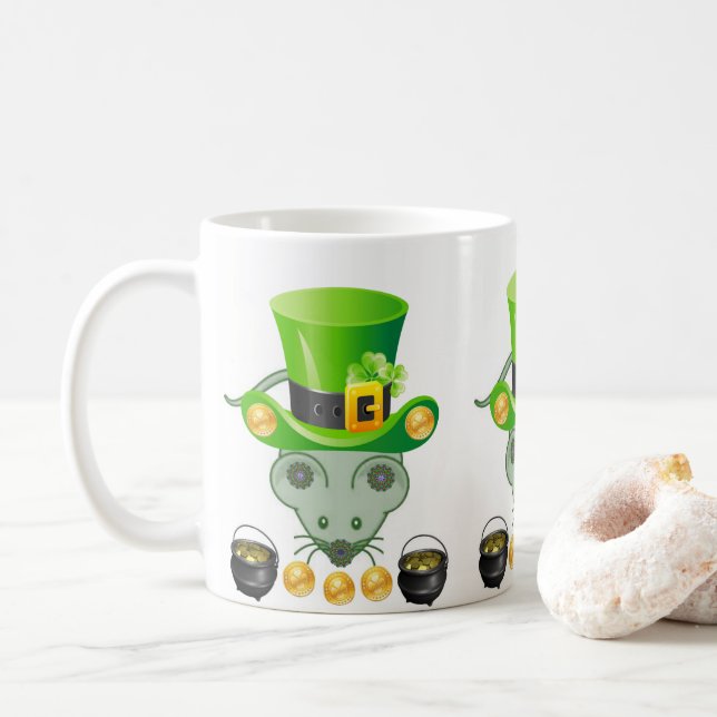 Caneca De Café Saint Patrick's Day Mug (Com Donut)