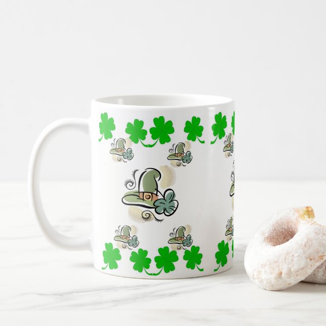 Caneca De Café Saint Patrick's Day Mug (Com Donut)