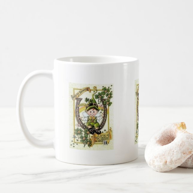 Caneca De Café Saint Patrick's Day Mug (Com Donut)