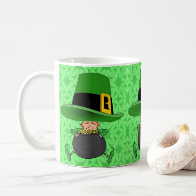 Caneca De Café Saint Patrick's Day Mug (Com Donut)